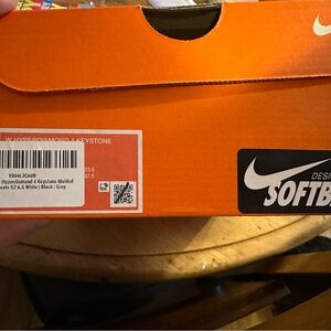 Nike Hyperdiamond 4 Keystone Cleats - White and Black